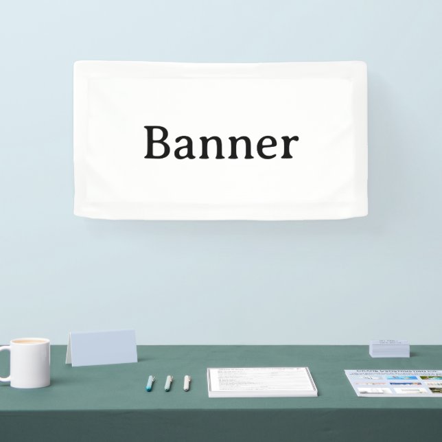 Erstellen Sie Ihr eigenes einfaches benutzerdefini Banner (Messe)