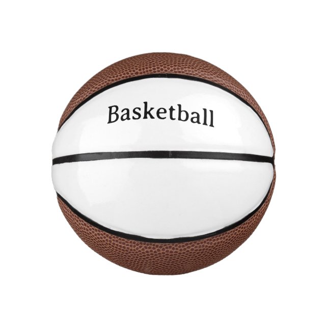 Erstellen Sie Ihr eigenes einfaches benutzerdefini Mini Basketball (Vorderseite)