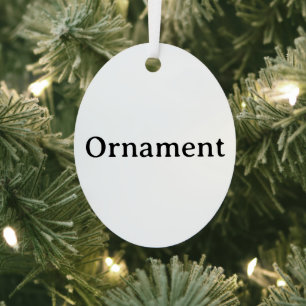 Erstellen Sie Ihr eigenes einfaches benutzerdefini Ornament Aus Metall