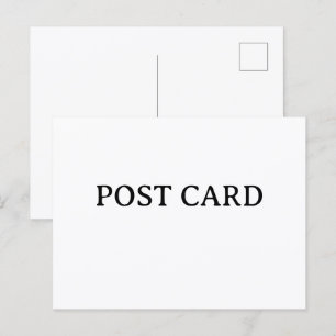 Erstellen Sie Ihr eigenes einfaches benutzerdefini Postkarte