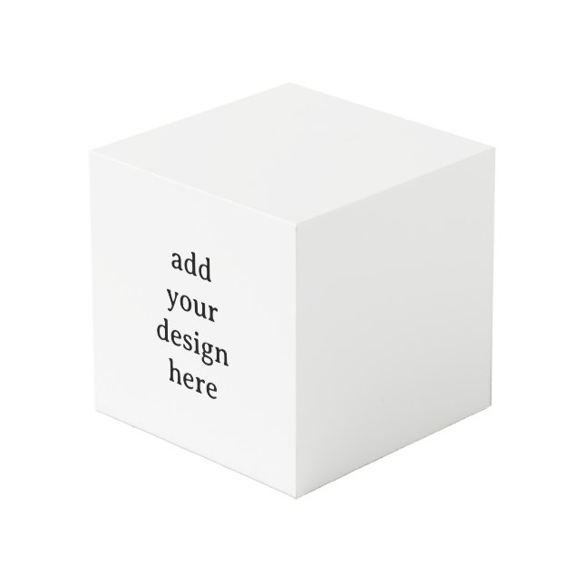 Erstellen Sie Ihr eigenes einfaches benutzerdefini Würfel (Vorderseite Schrägansicht)