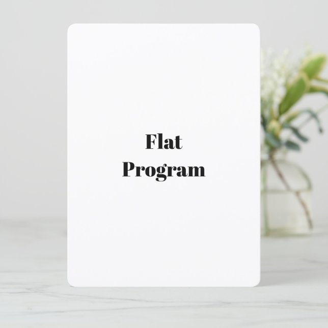 Erstellen Sie Ihr eigenes einfaches Geschäft 5,5"  Programm (Stehend Vorderseite)