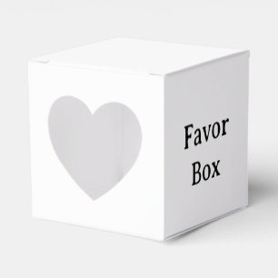 Erstellen Sie Ihr eigenes einfaches Herz 5 cm x 5  Geschenkschachtel