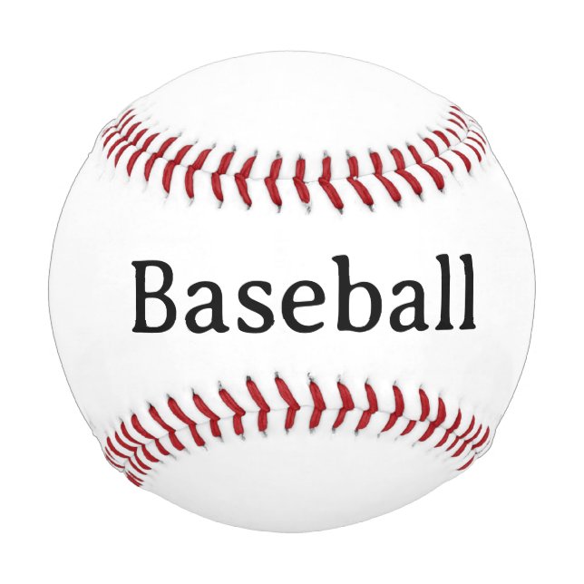 Erstellen Sie Ihr eigenes einfaches Maßdesign Baseball (Vorderseite)