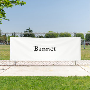 Erstellen Sie Ihr eigenes einfaches maßgeschneider Banner