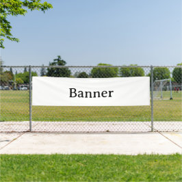 Erstellen Sie Ihr eigenes einfaches maßgeschneider Banner