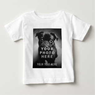 Erstellen Sie Ihr eigenes einfaches Single-Foto un Baby T-shirt
