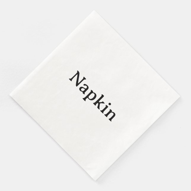 Erstellen Sie Ihr eigenes einfaches Standard-Abend Serviette (Ecke)