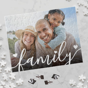 Erstellen Sie Ihr eigenes elegantes Familienfoto Puzzle