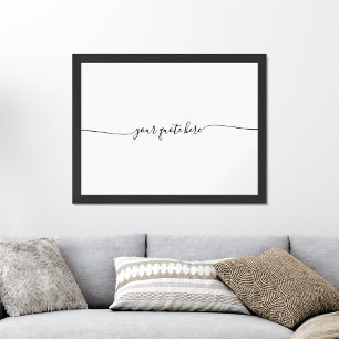 Erstellen Sie Ihr eigenes elegantes Minimalistisch Poster