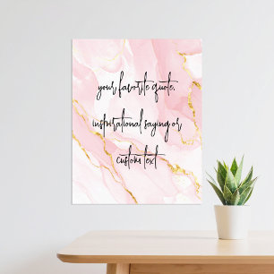 Erstellen Sie Ihr eigenes elegantes, modernes Ange Poster