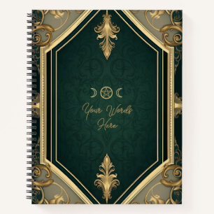 Erstellen Sie Ihr eigenes elegantes, ornamentales, Notizbuch