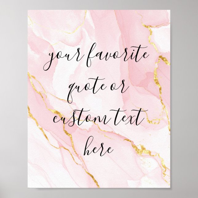 Erstellen Sie Ihr eigenes elegantes Skript-individ Poster (Vorne)