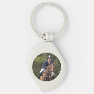 Erstellen Sie Ihr eigenes equestrisches Pferdefoto Schlüsselanhänger