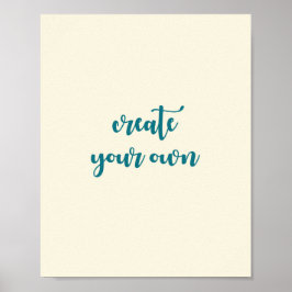 Erstellen Sie Ihr eigenes Fab Fun Shower Poster