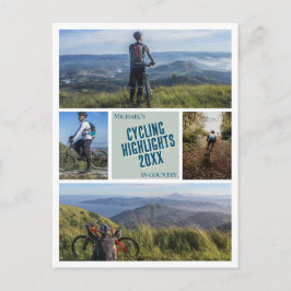 Erstellen Sie Ihr eigenes Fahrrad Foto Postkarte