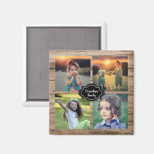 Erstellen Sie Ihr eigenes Familienfoto-Collagen-Mo Magnet