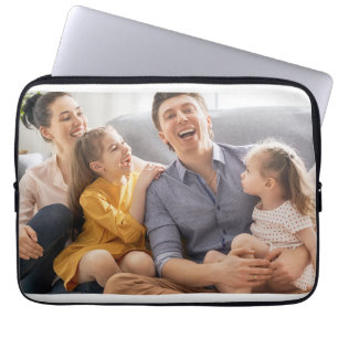 Erstellen Sie Ihr eigenes Familienfoto individuell Laptopschutzhülle