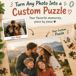 Erstellen Sie Ihr eigenes Familienfoto-Puzzle Puzzle