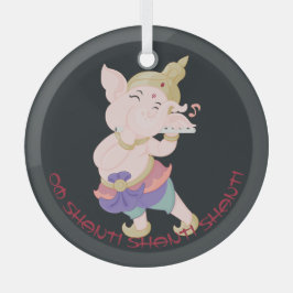 Erstellen Sie Ihr eigenes farbenfrohes Ganesh-Flut Ornament Aus Glas