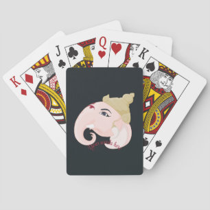 Erstellen Sie Ihr eigenes farbiges Ganesh-Profil Spielkarten