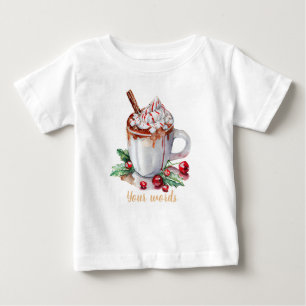 Erstellen Sie Ihr eigenes festes Kakao Baby T-shirt