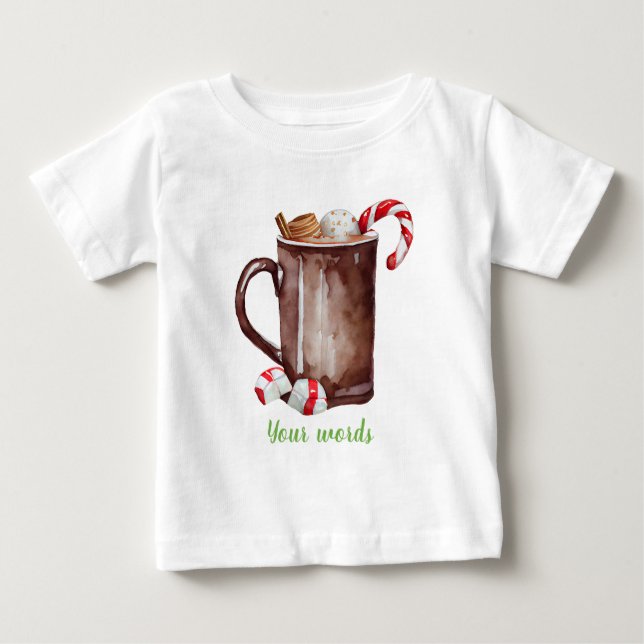 Erstellen Sie Ihr eigenes festes Urlaubskokko Baby T-shirt (Vorderseite)
