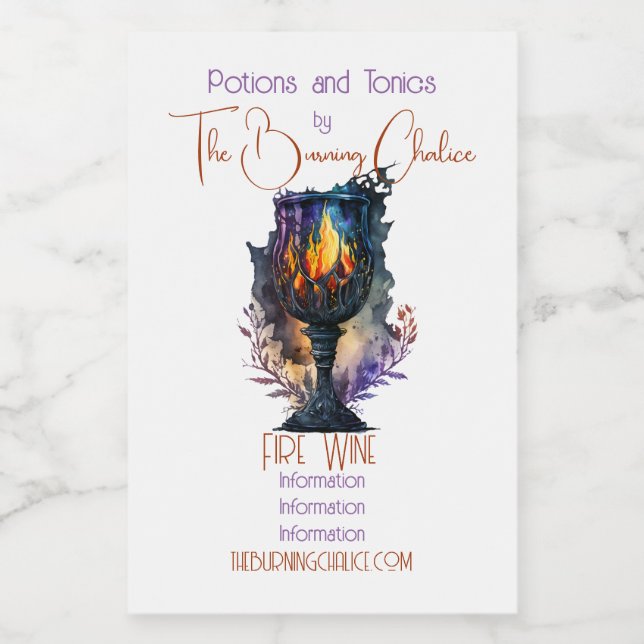 Erstellen Sie Ihr eigenes Feuergefecht Lebensmitteletikett (Einzelnes Label)