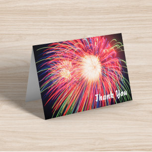 Erstellen Sie Ihr eigenes Fireworks-Foto Vielen Da Dankeskarte