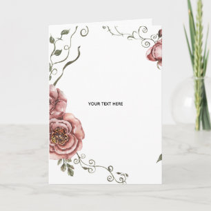 Erstellen Sie Ihr eigenes Florales Karte