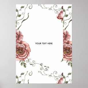 Erstellen Sie Ihr eigenes Florales Poster