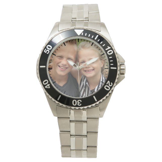 Erstellen Sie Ihr eigenes Foto Armbanduhr (Vorderseite)