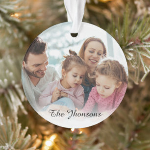 Erstellen Sie Ihr eigenes Foto - Benutzerdefiniert Ornament