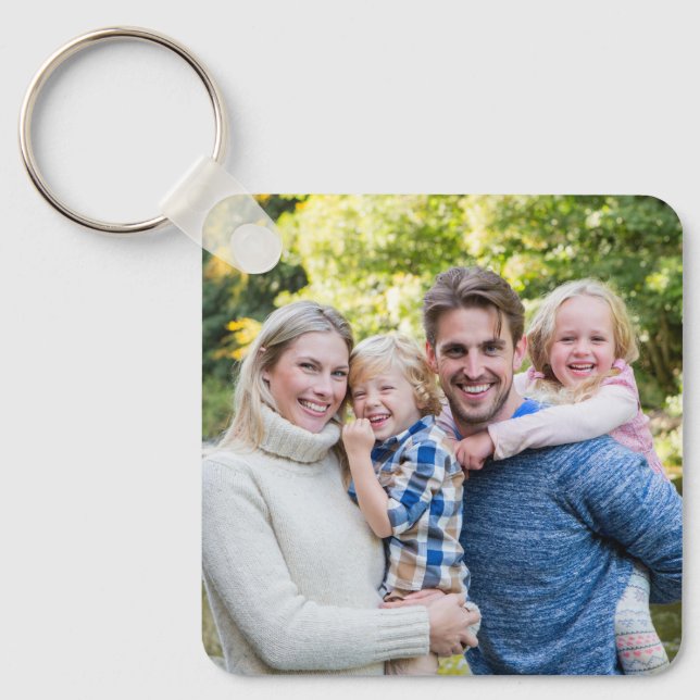 Erstellen Sie Ihr eigenes Foto - Benutzerdefiniert Schlüsselanhänger (Vorderseite)
