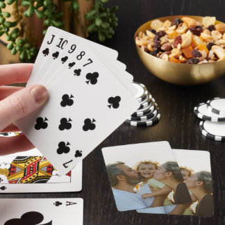 Erstellen Sie Ihr eigenes Foto - Benutzerdefiniert Spielkarten