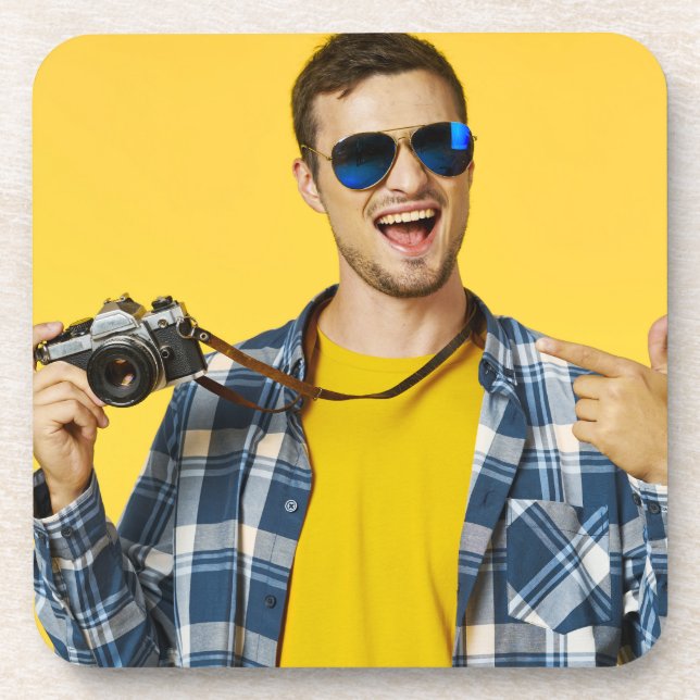 Erstellen Sie Ihr eigenes Foto-Bild Getränkeuntersetzer (Vorderseite)