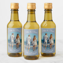 Erstellen Sie Ihr eigenes Foto Blue Verlobung Name