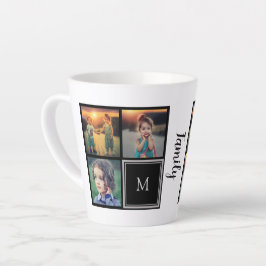 Erstellen Sie Ihr eigenes Foto-Collage-Monogramm Milchtasse