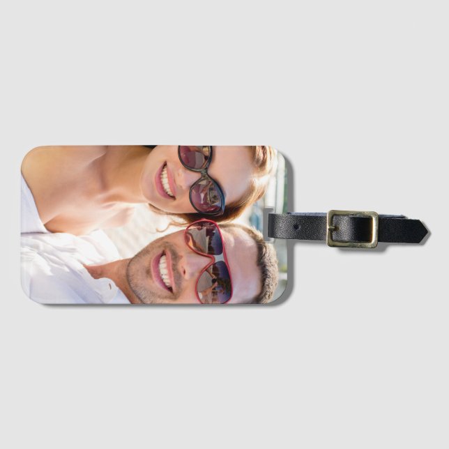 Erstellen Sie Ihr eigenes Foto Custom Pic Gepäckanhänger (Vorderseite (Horizontal))