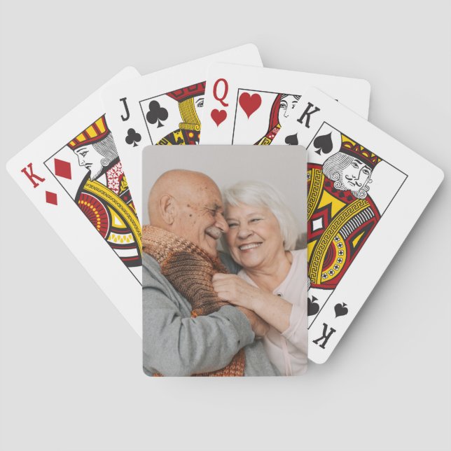 Erstellen Sie Ihr eigenes Foto Custom Pic Spielkarten (Rückseite)