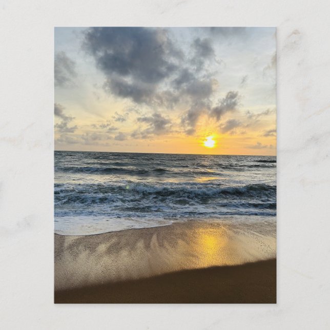 Erstellen Sie Ihr eigenes Foto Einfaches Sonnenauf Flyer (Vorne)