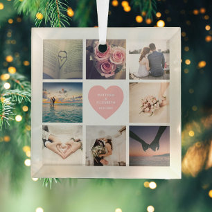 Erstellen Sie Ihr eigenes Foto für benutzerdefinie Ornament Aus Glas