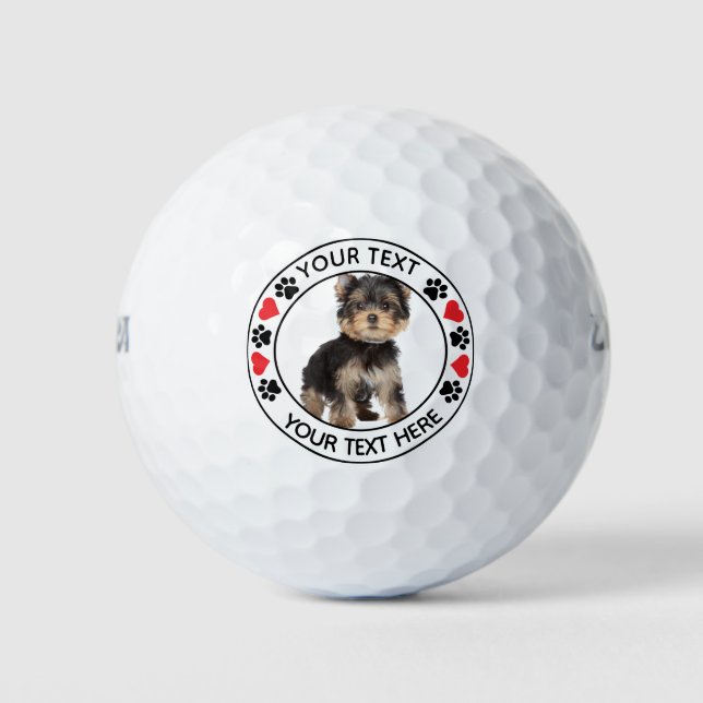 Erstellen Sie Ihr eigenes Foto für den Hauskatzen Golfball (Vorderseite)