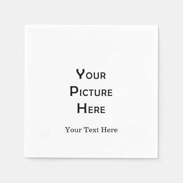 Erstellen Sie Ihr eigenes Foto für eine benutzerde Serviette (Vorderseite)