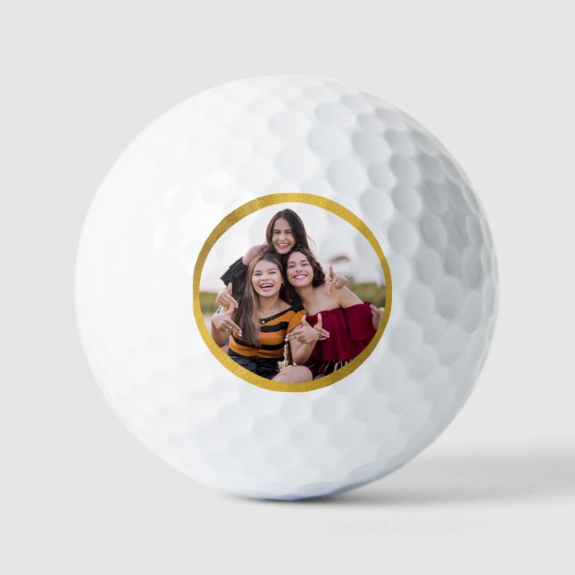 Erstellen Sie Ihr eigenes Foto für Ihre benutzerde Golfball (Vorderseite)