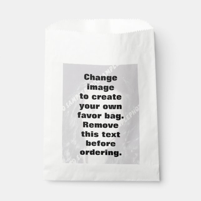 Erstellen Sie Ihr eigenes Foto für personalisierte Geschenktütchen (Vorderseite)