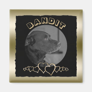 Erstellen Sie Ihr eigenes Foto Gold   Benutzerdefi Magnet