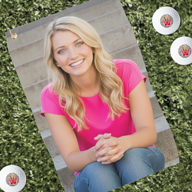 Erstellen Sie Ihr eigenes Foto Golfhandtuch (Create your Own Photo Golf Towel)