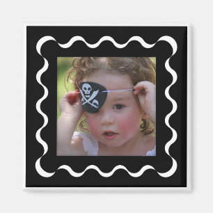 Erstellen Sie Ihr eigenes Foto Hochladen von Flach Magnet