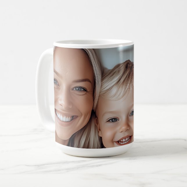 Erstellen Sie Ihr eigenes Foto Kaffeetasse (Vorderseite Links)